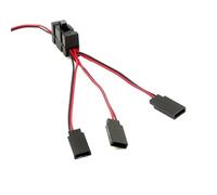 Accessori Dedicati Rc Per JR Per Futaba 1 A 3 Y Wire Trascinare 2 4 Interruttore Servo Cavo Prolunga Controllo Della Luce Alimentazione Modello RC Parti Di Automobili(1to3)