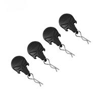Accessori Dedicati Rc Per Losi Per Arrma Per Axial Per Redcat Per Hpi Per Hsp 1/8 1/10 1/16 10 W Pull Tabs Nero O Bianco R Spilli RC Auto Corpo Pinze(Silver,A)