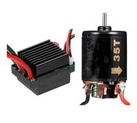 Accessori Dedicati Rc Per Scx10 90046 Per Traxxas Per Trx4 D90 Per Hsp Per Tamiya Per Hpi 1/10 320A Spazzolato ESC 540 Motore 13T 21T 35T 45T 55T 80T RC Auto(35T)