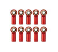 Accessori Dedicati Rc Per Tamiya Per Trx-4 Per Axial Per Scx10 CC01 1/10 Alluminio M3 Filettatura CCW Giunto A Barra Di Collegamento Testa Sferica Auto RC Crawler(Red)