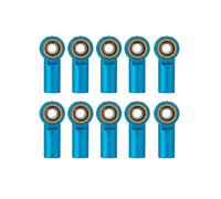 Accessori Dedicati Rc Per Tamiya Per Trx-4 Per Axial Per Scx10 CC01 1/10 Alluminio M3 Filettatura CCW Giunto A Barra Di Collegamento Testa Sferica Auto RC Crawler(Blue)