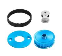 Accessori Dedicati Rc Per Tamiya Per TT02 Per TT-02 1/10 16T 40T A Basso Rumore Trasmissione A Cinghia Sistema Di Ingranaggi RC Auto Modificare Parti Aggiornamento(Blue)
