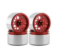 Accessori Dedicati Rc Per Traxxas Per Axial Per TRX4 D90 Per SCX10 90028 90035 90046 90047 D110 1/10 In Lega Di Alluminio Beadlock Cerchioni RC Parti(Red)