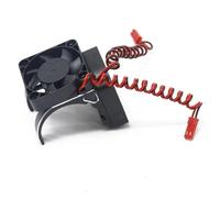 Accessori Dedicati Rc Per Traxxas Per Maxx Per E-Revo Per E-Maxx Per Summit Per Arrma 1/10 42mm Motore A Doppia Ventola Dissipatore Di Calore Per Auto RC(Black)