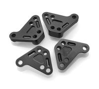 Accessori Dedicati Rc Per Traxxas Per Maxx V2 89086-4 Per WideMaxx 1/10 Supporto Inferiore Ammortizzatore Anteriore E Posteriore In Metallo Rialzato Parti Di Aggiornamento