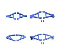 Accessori Dedicati Rc Per Traxxas Per Slash 1/16 Set Di Bracci Di Sospensione Anteriori, Posteriori E Inferiori In Metallo 7031 7032 RC Car Upgrade Parts Accessories(Blue,1SET)