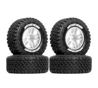Accessori Dedicati Rc Per Traxxas Per Slash Per Arrma Per Senton Per HuanQi 727 Per Vkar 10sc Per HPI Per HSP Cerchione Esagonale Da 112 Mm Per Auto RC(White)