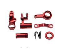 Accessori Dedicati Rc Per Traxxas Per Slash Per Rustler Stampato Per Hoss 4X4 Per Vxl 1/10 Sterzo Bielle E Tirante Servo Saver Set 6845X Parti(Red)