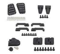 Accessori Dedicati Rc Per TRX-4 Per TRX4 Per Defender D90 Cerniere Della Porta Griglia Del Cofano Maniglie Cerniera Copertura Motore Il Tappo Serbatoio RC Parti Aggiornamento(Five Piece set)