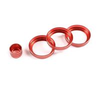 Accessori degli interni auto Per Land Per Rover Per Range Per Rover Per Evoque 2012-2018 Auto Aria Condizionata Manopola Audio Pulsante Di Controllo Del Volume Cerchio(Red)
