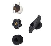 Accessori del basamento dei piatti di nylon con l'altezza regolabile e gli angoli dei piatti della parte del supporto per la batteria elettronica