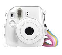 Accessori della Fotocamera Custodia a Guscio di Cristallo Protettivo con Cinturino per for FUJIFILM for instax Mini 9 / Mini 8+ / Mini 8 (Trasparente)