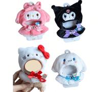 Accessori di abbigliamento e decorazione carini per bambole di 15-18 cm, compatibili con , con motivi di personaggi kawaii come Hello Kitty, Kuromi, My Melody, Cinnamoroll Gatto KT,MLD,YGG,KLM,KLM+YGG