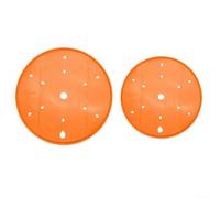 Accessori di drenaggio per vasi da fiori, inclusi rivestimenti grandi e piccoli, per adattarsi a diverse dimensioni e tipi di piante (arancione)