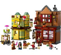 LEGO Harry Potter Accessori di Prima Qualità per il Quidditch e Gelateria - 2 Negozi Giocattolo di Diagon Alley, 6 Personaggi e Accessori come la Scopa Nimbus 2000 - Regalo per Bambini da 8 Anni 76452