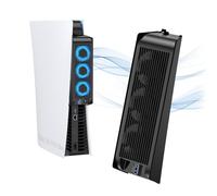 Accessori di raffreddamento per PS5, ventola di raffreddamento KIWIHOME PS5 con LED, controllo automatico della velocità e hub USB 3.0 per dischi PS5 ed edizione digitale, non per PS5 Slim & PS5 Pro