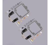 Accessori di ricambio 2 Set Di Kit Di Ricostruzione Riparazione Carburatore Moto Galleggiante Adatto Per Suzuki GS750T 1982-1983 GS750E 1980-1982 GS750L 1980-1981