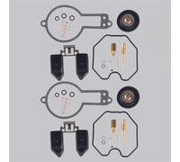 Accessori di ricambio 2 Set Kit Di Ricostruzione Riparazione Carburatore Con Valvola Di Intercettazione Aria Galleggiante Adatto Per Honda XR500 1979-1980 XR500R Per Pro Link 500 1981 1982