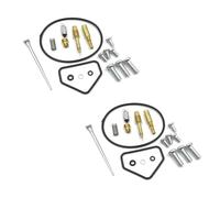 Accessori di ricambio 2 Set Moto Carburatore Valvola A Spillo Galleggiante Ago Guarnizione Per Kawasaki Per Vulcan 750 VN750 VN 750 1987-2006 2005 2004 2003 2002 2001