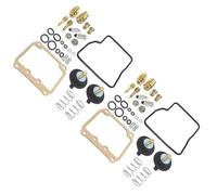 Accessori di ricambio 2 Set Moto Manutenzione Carburatore Kit Di Riparazione Jet Valvola Di Intercettazione Aria Adatta Per Suzuki VZ800 Per Marauder/M50 1997-2004 2003 2002 2001 2000