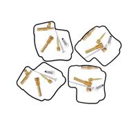 Accessori di ricambio 4 Set Moto Carburatore Ricostruire Kit Di Riparazione Jet Ago Galleggiante Valvola A Spillo Guarnizione Per Honda CBR250 CBR 250 MC14 MC17 MC19 MC