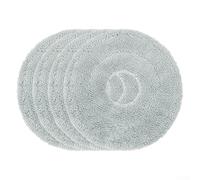 Accessori di ricambio compatibili panno mocio in microfibra cuscinetti di pulizia per robot aspirapolvere lavabili riutilizzabili kit mocio per pavimenti (confezione da 4)