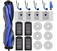 Accessori di Ricambio per ECOVACS Deebot T50 PRO OMNI Gen3, T50 OMNI Gen3 | T30e Omni Robot Aspirapolvere, 1 Spazzola Principale, 4 Filtri, 4 Spazzole Laterali, 6 Panni Mocio, 4 Sacchetti