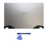 Accessori di Ricambio per Laptop compatibili con Modelli da 17 Pollici Cover Posteriore LCD Coperchio Cerniera Frontale Poggiapolsi e Custodia Inferiore per GP76 GE76 MS-17K1 MS-17K2 17K3 17K4(Silver