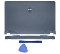 Accessori di Ricambio per Laptop compatibili con Modelli da 17 Pollici Cover Posteriore LCD Coperchio Cerniera Frontale Poggiapolsi e Custodia Inferiore per GP76 GE76 MS-17K1 MS-17K2 17K3 17K4(Blue A