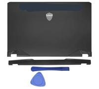 Accessori di ricambio per laptop compatibili con modelli da 17 pollici Cover posteriore LCD Coperchio cerniera frontale Poggiapolsi e custodia inferiore per GP76 GE76 MS-17K1 MS-17K2 17K3 17K4(BLACK A