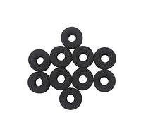 Accessori di ricambio per piatti 10 pezzi Set di cuscinetti in feltro per piatti a tamburo Set di parti di ricambio Accessorio nero Rondella in feltro per piatti in lana Frizione Manicotti per piatti