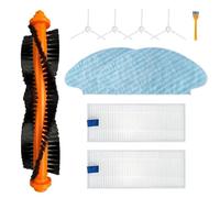 Accessori di ricambio per Rowenta Explorer 20/40 Series RG687/RR682/RRR688/isweep x3 pezzi di ricambio per aspirapolvere robot, 1 spazzola a rullo, 2 filtri, 2 salviette, 4 spazzole laterali, 1