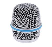 Accessori di ricambio per testa della griglia del microfono in acciaio blu, BETA 57A, argento