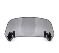 Accessori durevoli Estensione Parabrezza Moto Spoiler Regolabile Deflettore Parabrezza A Morsetto Adatto Per SYM Citycom 300(B small size)