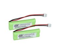ACCESSORI E STRUMENTI PER BATTERIE VHBW 90912, NiMH, 500 mAh, 2,4 V, 2 pezzi