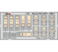 Accessori Eduard 3DL32020 - 1:32 TBD-1 SPACE 1/32 TRUMPETER - Nuovo