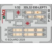 Accessori Eduard 3DL32030 - 1:32 Bf 109F-4 SPACE HOBBY 2000 / HASEGAWA - Nuovo