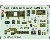 Accessori Eduard 3DL32033 - 1:32 A6M5 ZERO SPAZIO TAMIYA - Nuovo