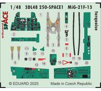 Accessori Eduard 3DL48250 - 1:48 MiG-21F-13 Turchese SPACE Per Eduard - Nuovo