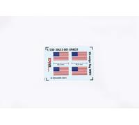 Accessori Eduard 3DL53001 - Bandiera US Ensign 1:350 WWII - Nuovo