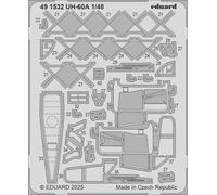 Accessori Eduard 491532 - 1:48 UH-60A ICM - Nuovo