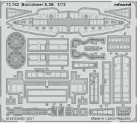 Accessori Eduard 73742 - 1:72 Buccaneer S.2B 1/72 Per AIRFIX - Nuovo