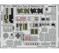 Accessori Eduard FE1375 - 1:48 A6M3 Zero Tipo 32 Weekend 1/48 EDUARD - Nuovo