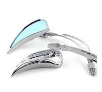 Accessori eleganti manubrio SPECCHIETTI RETROVISORI A GOCCIA CROMATI ADATTI Per REBEL 250 Per SHADOW 600 750 VTX VT