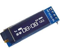 Accessori elettronici 1 modulo OLED da 0,91 pollici 0,91 Dispositivi elettronici (Size : Weiß)