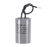 Accessori elettronici 1 pz 4uF CBB60 condensatore di avviamento elettronico 450 V AC 2 fili 50/60 Hz Cilindro 54x34mm for compressore d'aria Pompa acqua avviamento elettronico Dispositivi elettronici