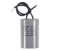 Accessori elettronici 1 pz CBB60 condensatore di avviamento elettronico 3uF 450V AC 2 fili 50/60Hz Cilindro 54x34mm for compressore d'aria Pompa acqua avviamento elettronico Dispositivi elettronici