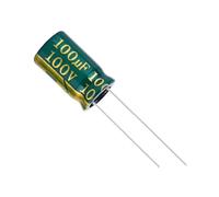 Accessori elettronici 10-20pcs 100V100UF 100V 100UF 10 * 17MM 10 * 20MM Condensatore elettrolitico in alluminio ad alta frequenza bassa ESR/impedenza Dispositivi elettronici (Size : 10X20MM 10PCS)