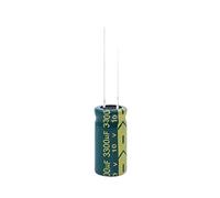 Accessori elettronici 10 pezzi 10V3300UF 10 * 20 3300UF 10V Condensatore elettrolitico in alluminio ad alta frequenza bassa ESR/impedenza Dimensioni 20% Dispositivi elettronici