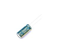 Accessori elettronici 10 pezzi Condensatore elettrolitico in alluminio tipo piombo 1000uF 25V Radiale ad alta frequenza verde 10x20mm